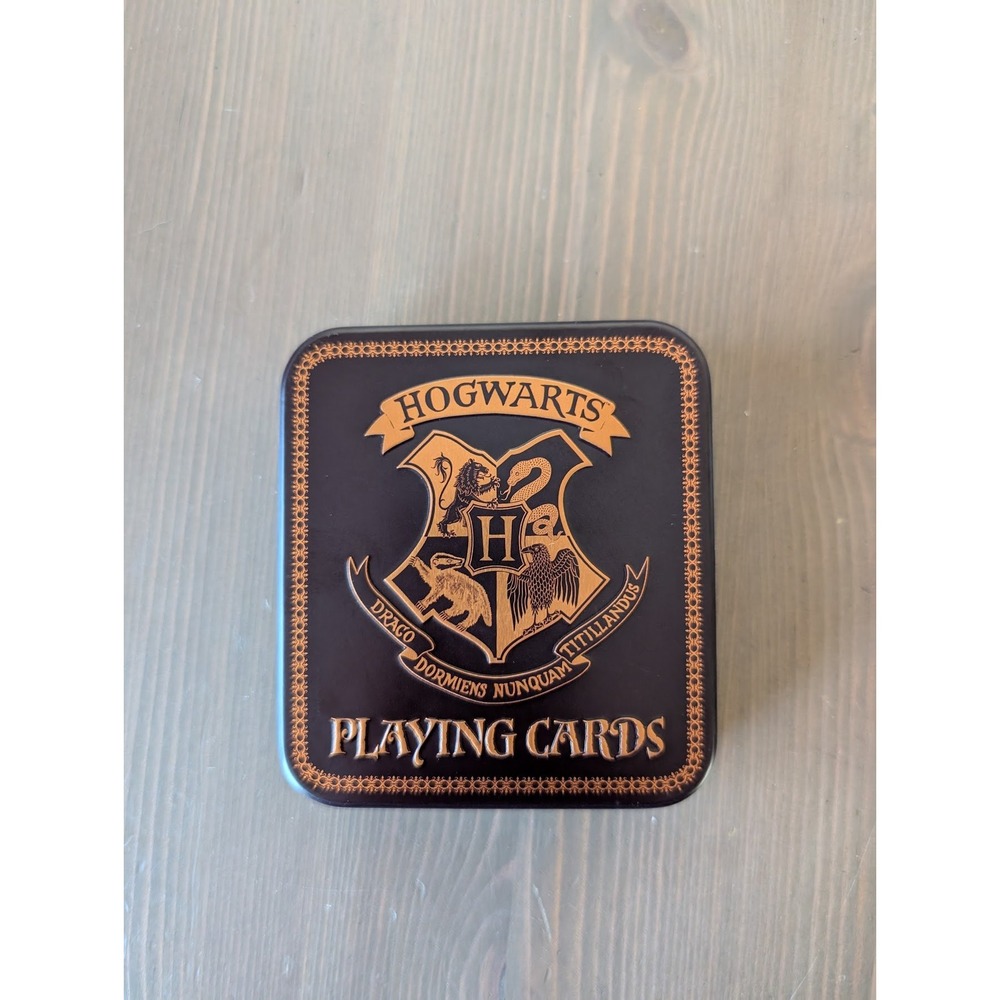 NEW Harry Potter Hogwarts Playing Cards Collectible Tin Standard 52 Card‎ Deck